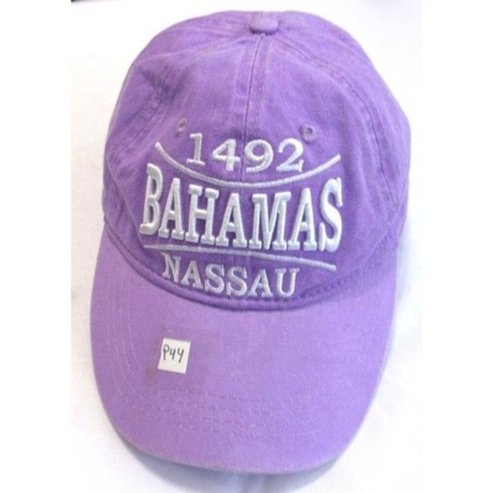 1492 Bahamas Nausau Womens Hat Light Purple Adjustable Beach Vacation